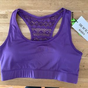 Zyia Purple Bomber Bra